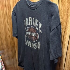 Harley-Davidson Vintage Black Tee with Logo